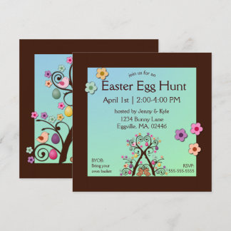 Invitación al árbol de Pascua