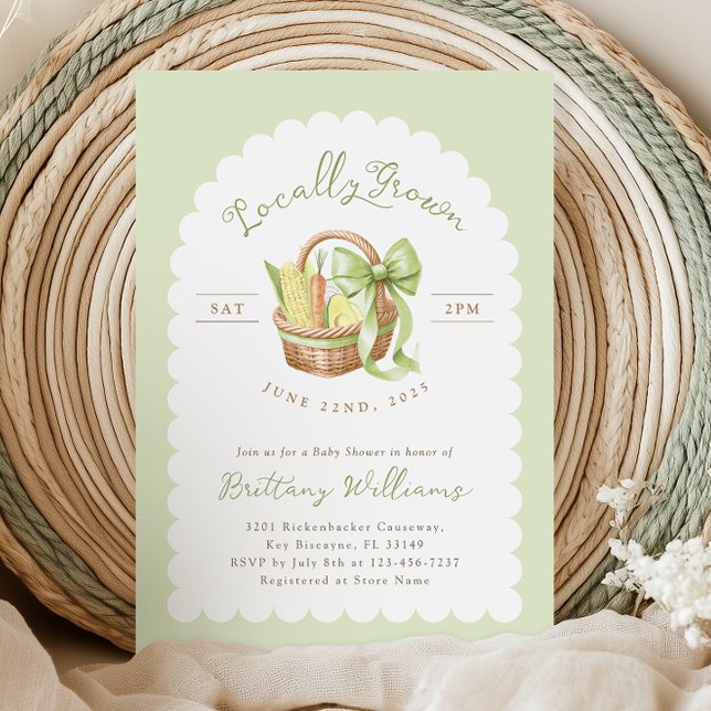Invitación al arco Baby Shower de crecimiento loca (Subido por el creador)