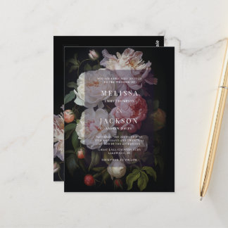 Invitación al Arco Boda de la Peonía Blanca Moody