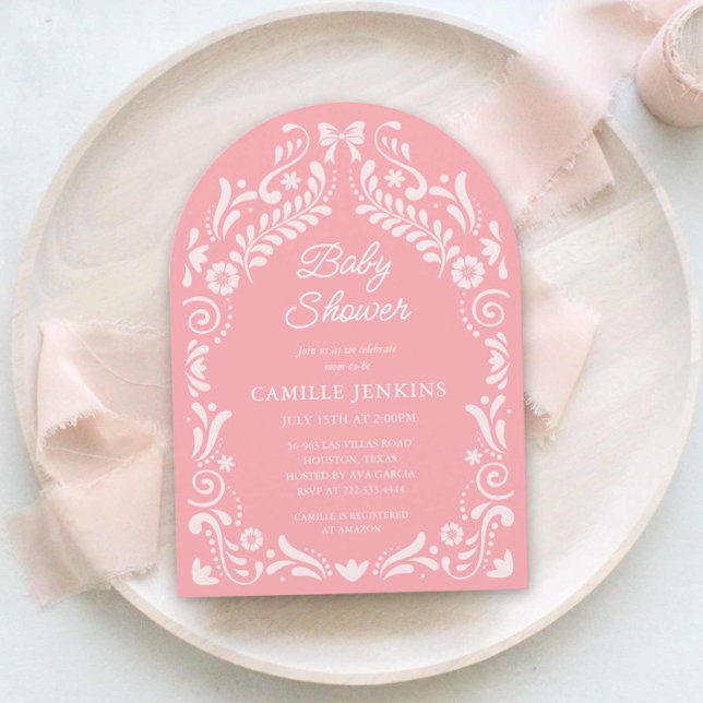 Invitación al arco de Baby Shower de la Chica mexi (Subido por el creador)