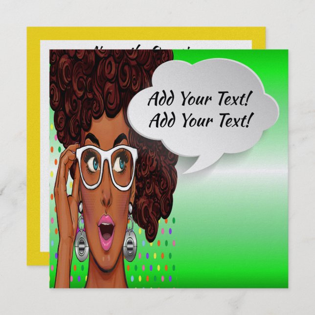 Invitación al arte pop (Anverso / Reverso)