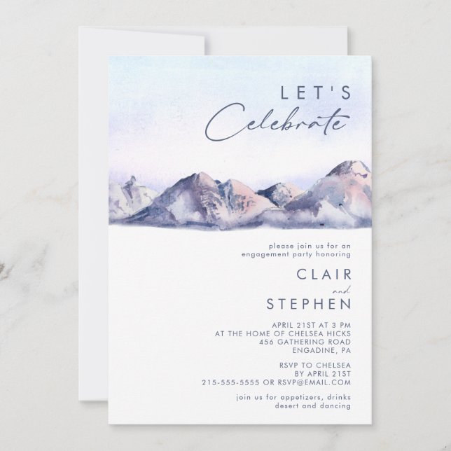 Invitación al atardecer de invierno (Anverso)