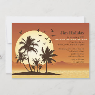 Invitación al atardecer del oasis