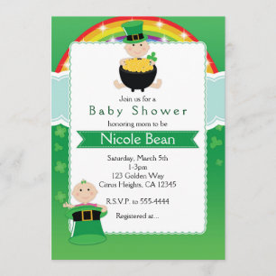 Invitación al Baby Shower de Bebés del Día de San 