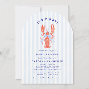 Invitación al Baby Shower de Coastal Cutie