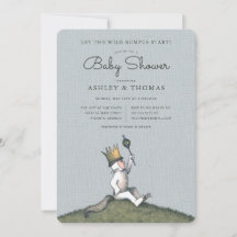 Invitación al Baby Shower de Donde los Monstruos J
