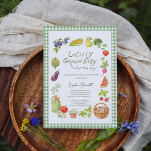 Invitación al Baby Shower de Locally Grown Market