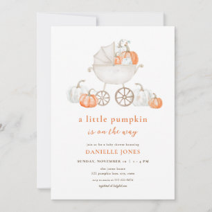 Invitación al Baby Shower de Otoño de la Caída de