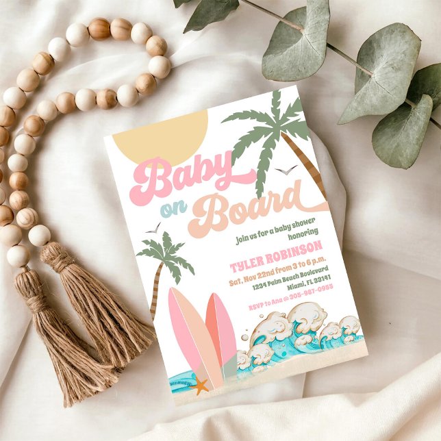 Invitación al Baby Shower de Playa (Subido por el creador)