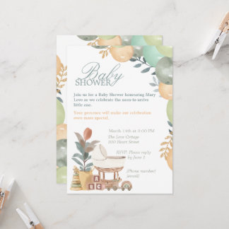 Invitación al Baby Shower de Sweet Little One