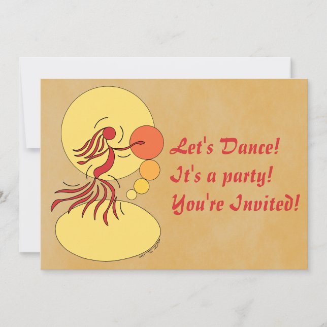 Invitación al bailarín abstracto (Anverso)
