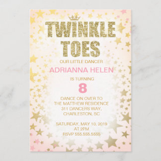 Invitación al bailarín del Purpurina GC Twinkle To