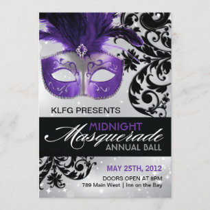 Invitación al baile de máscaras