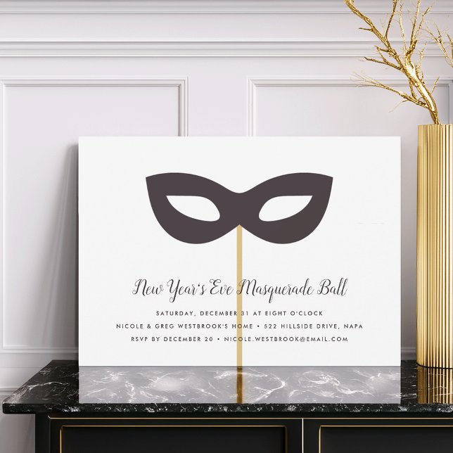 Invitación al baile de máscaras de Año Nuevo (Subido por el creador)