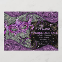 Invitación al Baile de Máscaras Púrpura, Mardi Gra