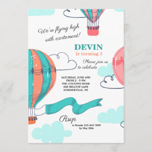 Invitación al Balón de Aire Caliente