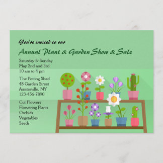 Invitación al banco de flores