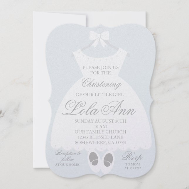 INVITACIÓN AL BAPTISMO (Anverso)