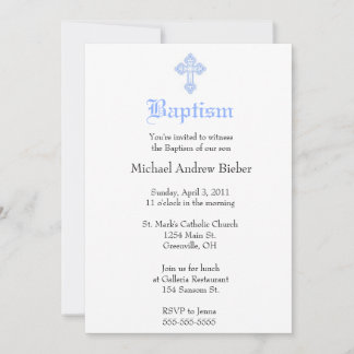 Invitación al bautismo