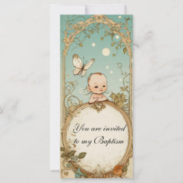 Invitación al bautismo bebé