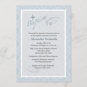 Invitación al Bautismo Chantilly
