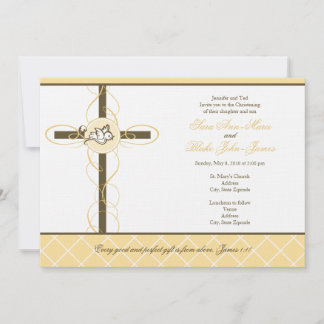 Invitación al bautismo/cristalización de gemelos n