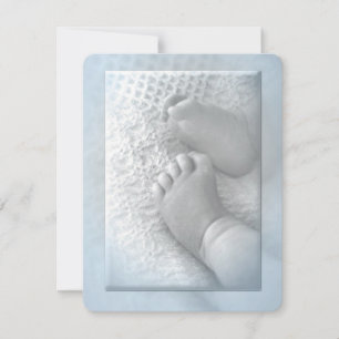Invitación al bautismo de Baby Boy