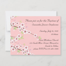 Invitación al bautismo de bebé