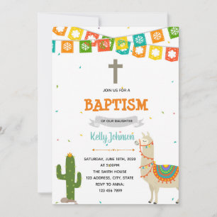 Invitación al bautismo de llamada