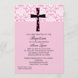 Invitación al bautismo de los Chicas de Damasco Ro