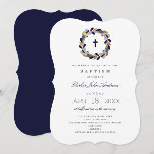 Invitación al bautismo de los chicos de la Guerra