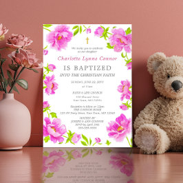 Invitación al bautismo de los pueblos rosados