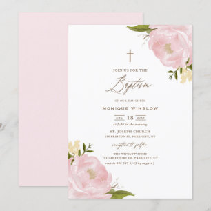 Invitación al bautismo de los pueblos rosados de c