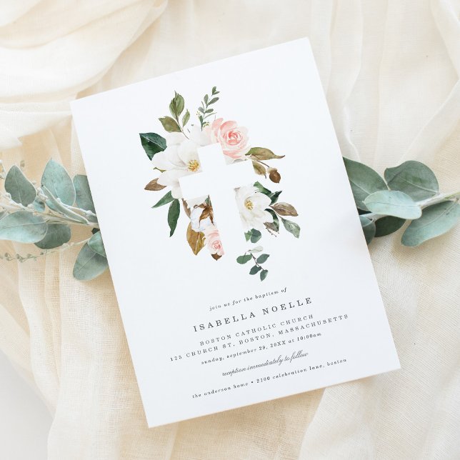 Invitación al bautismo de Magnolia (Subido por el creador)