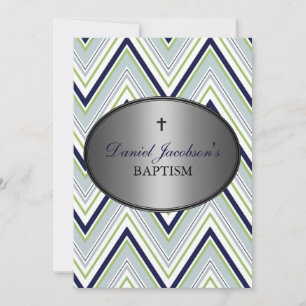 Invitación al bautismo de niño