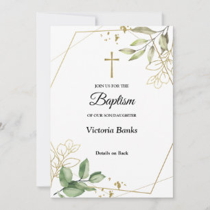 Invitación al Bautismo de Oro Verde