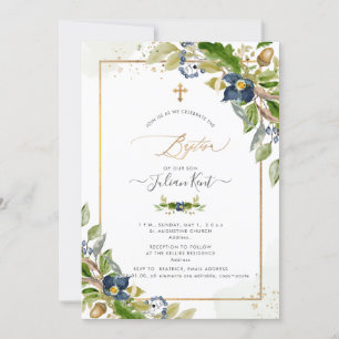 Invitación al Bautismo de PixDezines H2 Oak n Berr