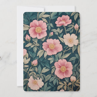 Invitación al bautismo de primavera de florecimien