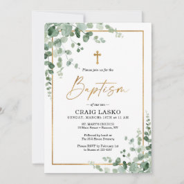 Invitación al bautismo de verdor