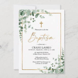 Invitación al bautismo de verdor