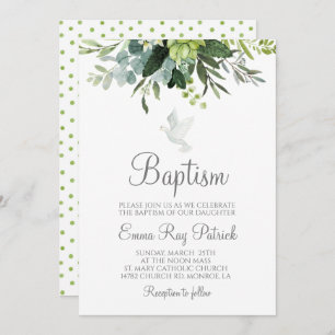 Invitación al bautismo de verdor
