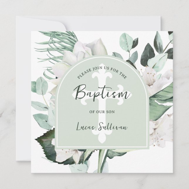 Invitación al bautismo en el Arco de Verdor Emerad (Anverso)