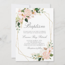 Invitación al bautismo floral