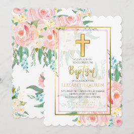 Invitación al bautismo floral