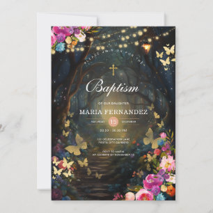 Invitación al bautismo floral de la vegetación for