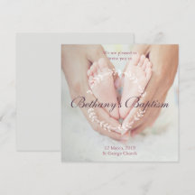 Invitación al bautismo fotográfico