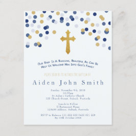 Invitación al bautismo masculino