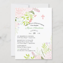 Invitación al Bautizo de Maria