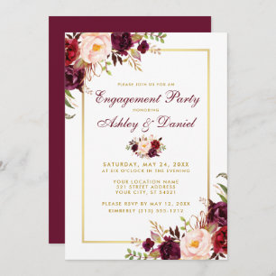 Invitación al BB para el compromiso de Bodas de or