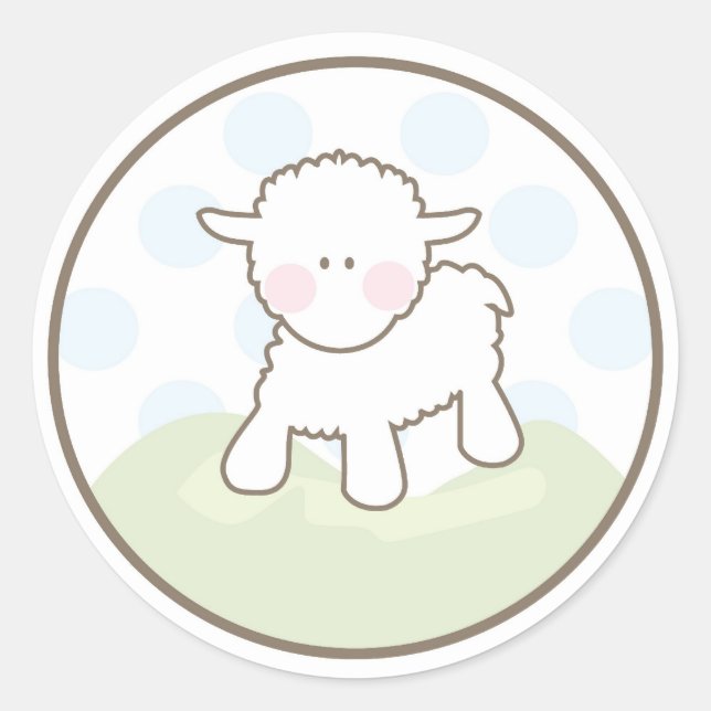 Invitación al bebé o Pegatina favorito (Anverso)